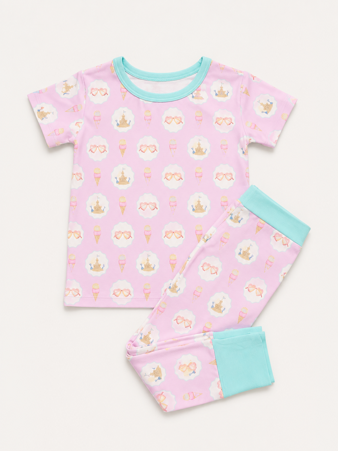 Sundae Castle 2 Piece Pajama Set