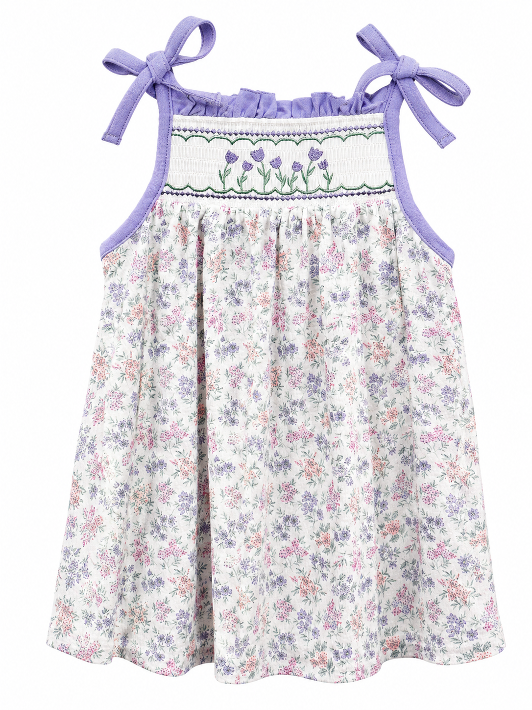 Lavender Flower Dress