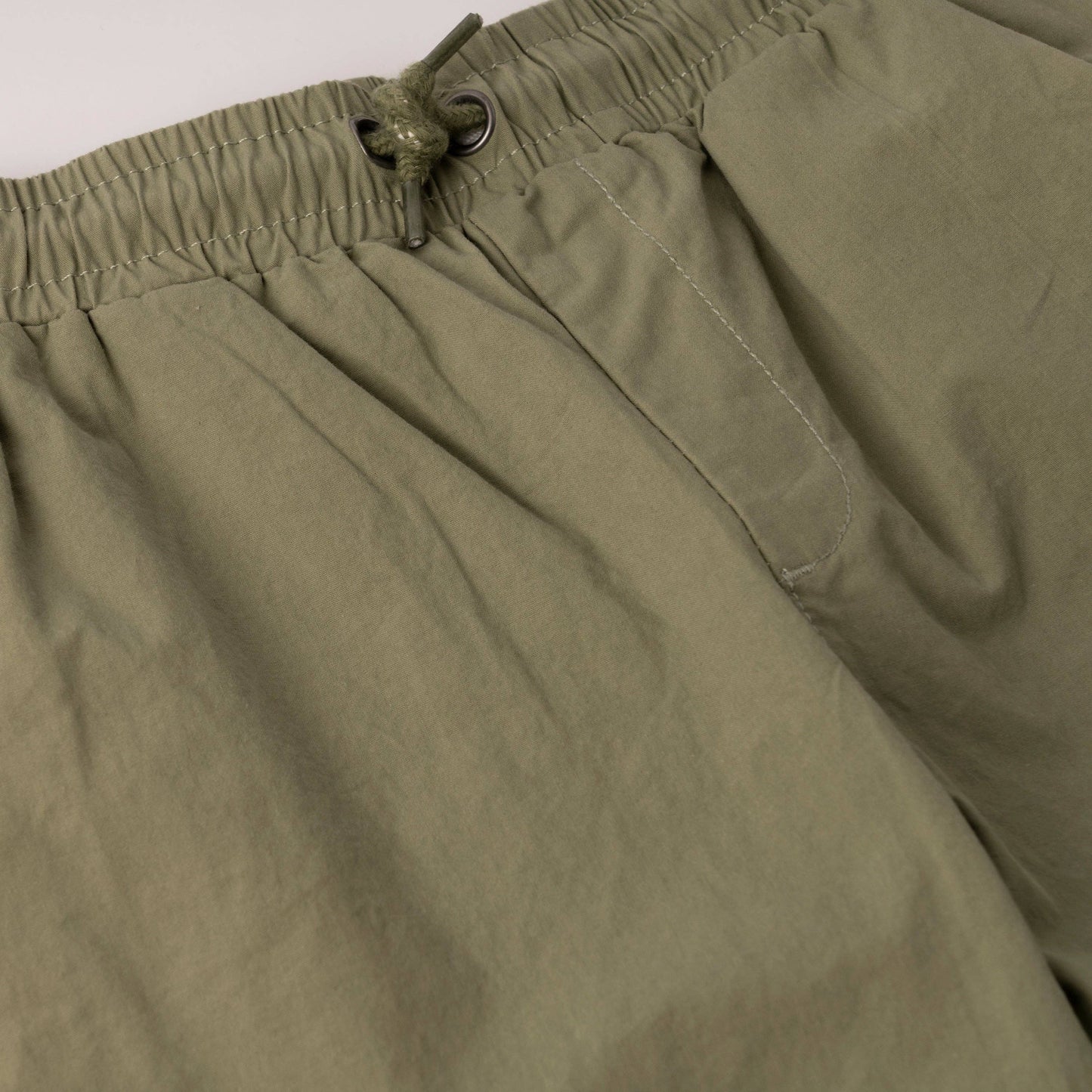 Pull On Beach Short: Oil Green