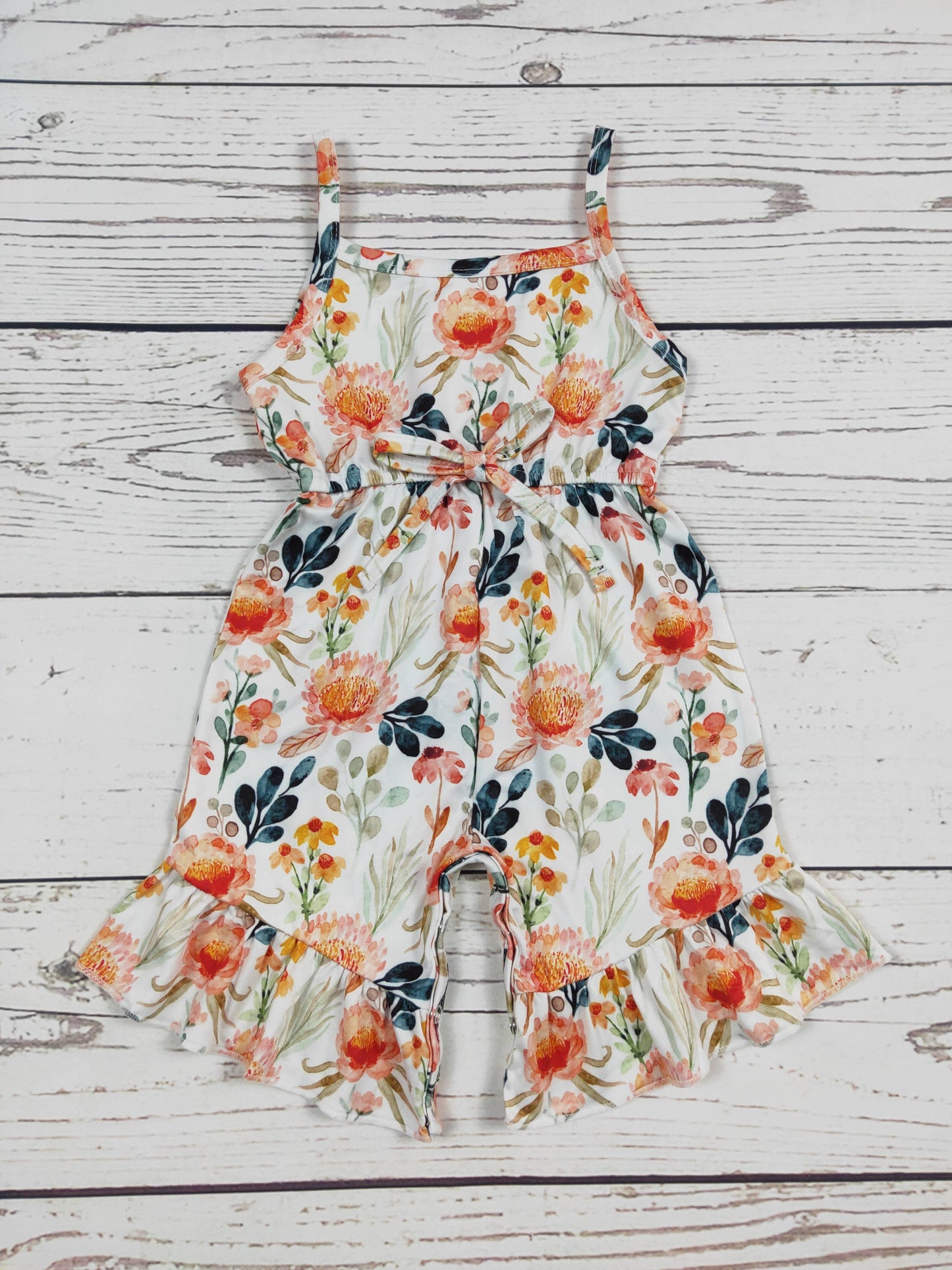 Flower Girls Summer Jumpsuit