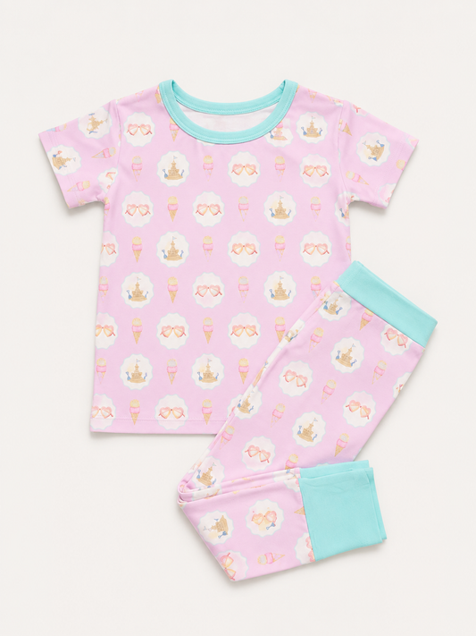 Sundae Castle 2 Piece Pajama Set