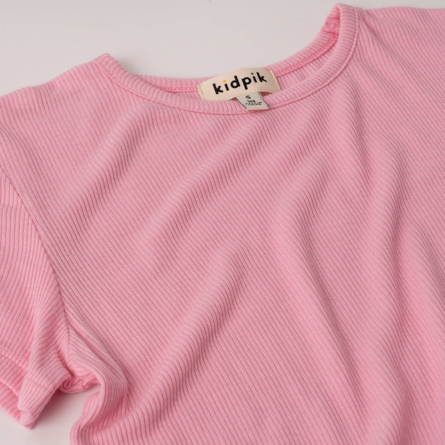 Ribbed Coco Top: Prism Pink