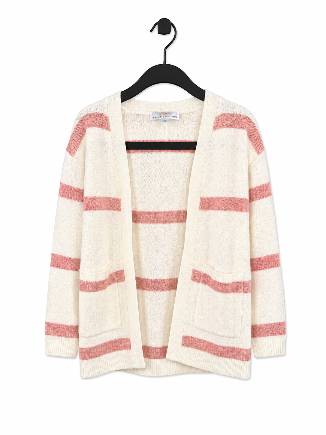 Mommy & Me Pink Striped Cardigan