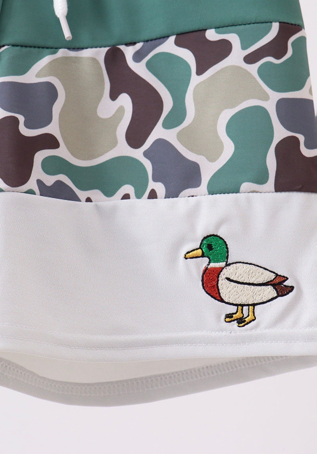 Camo Duck Swim Trunks