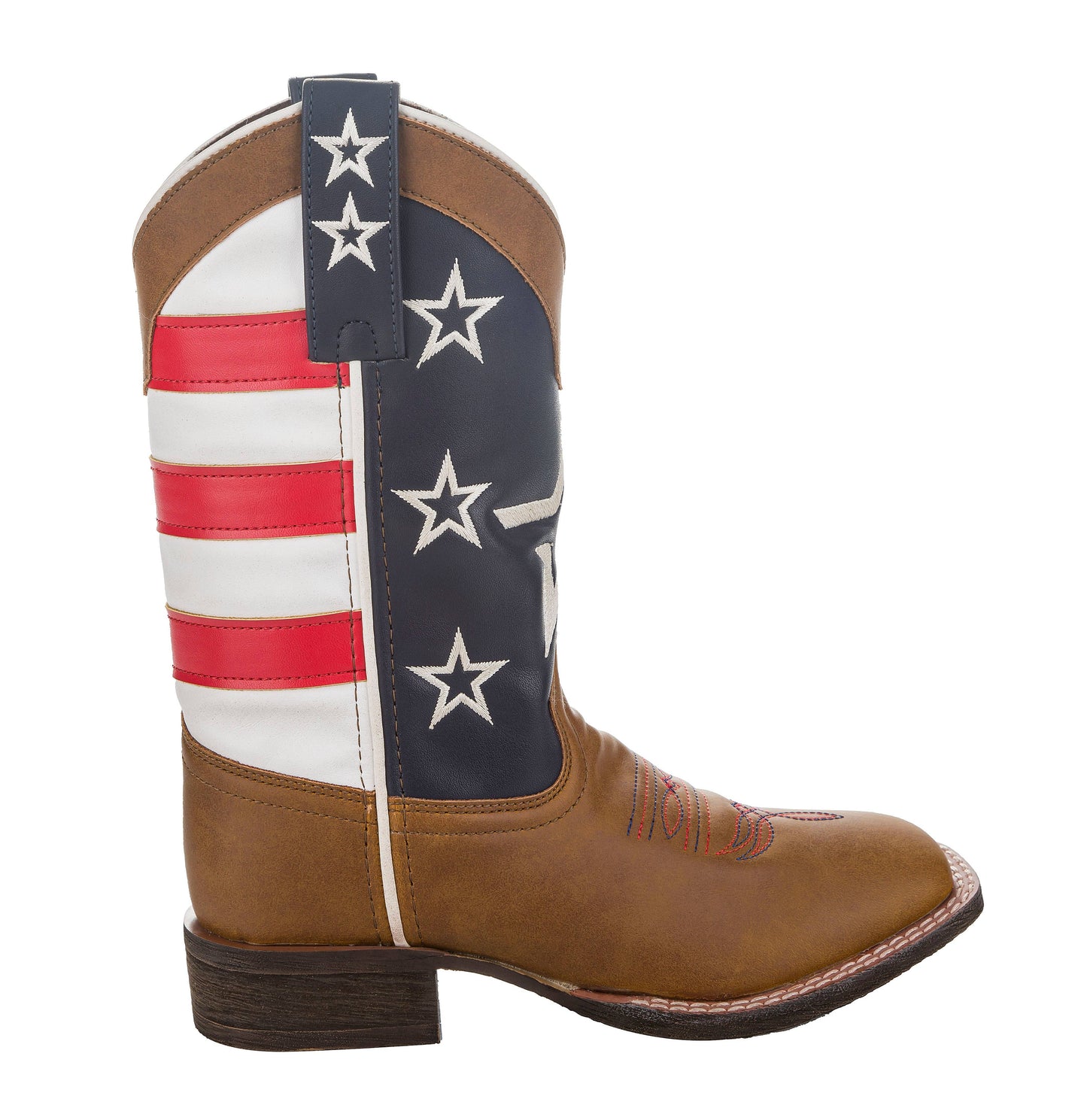 TuffRider Youth American Cowboy Western Boot: Brown