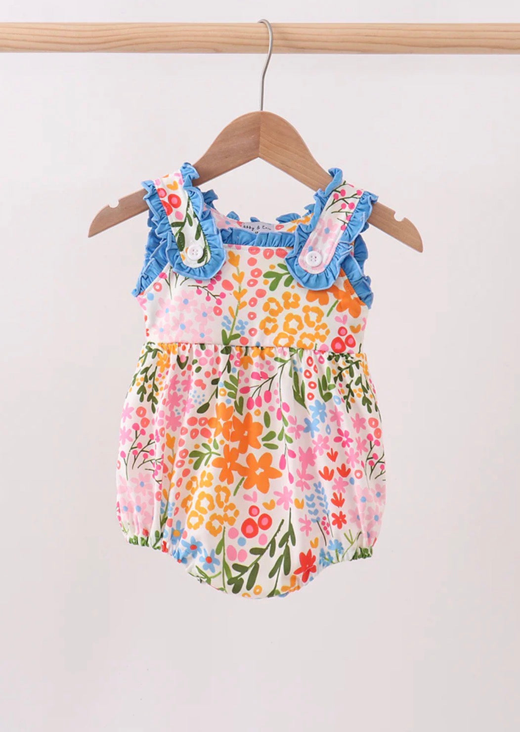 Summer Floral Ruffle Bubble