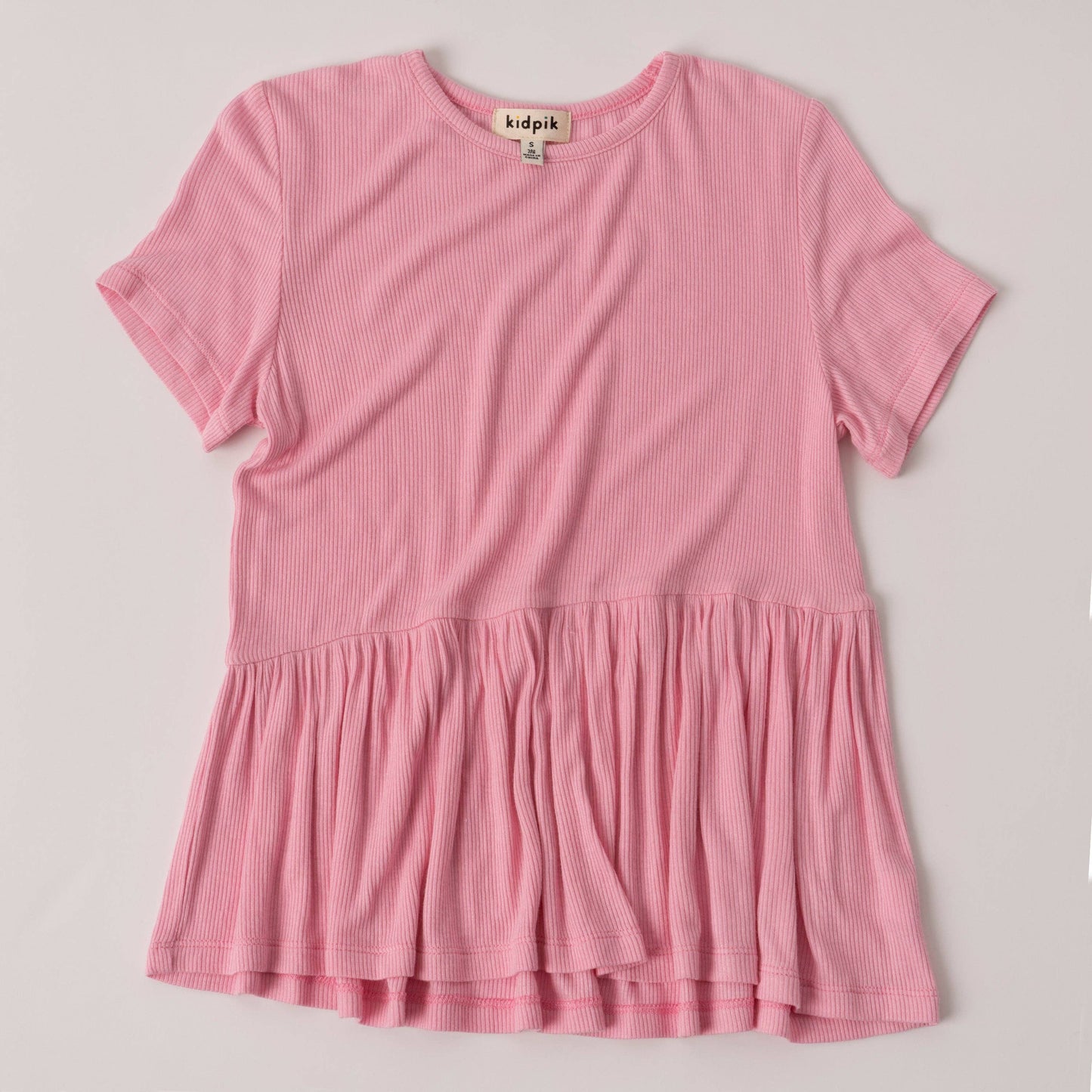 Ribbed Coco Top: Prism Pink