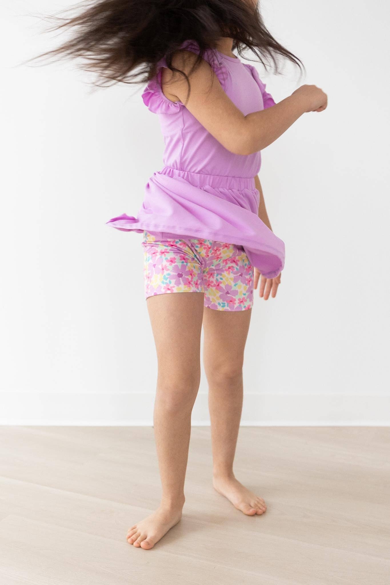 Twirl Shorts: Summer Watercolor