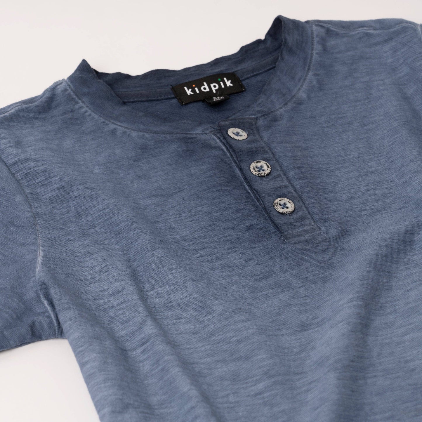 Slub Henley: Navy
