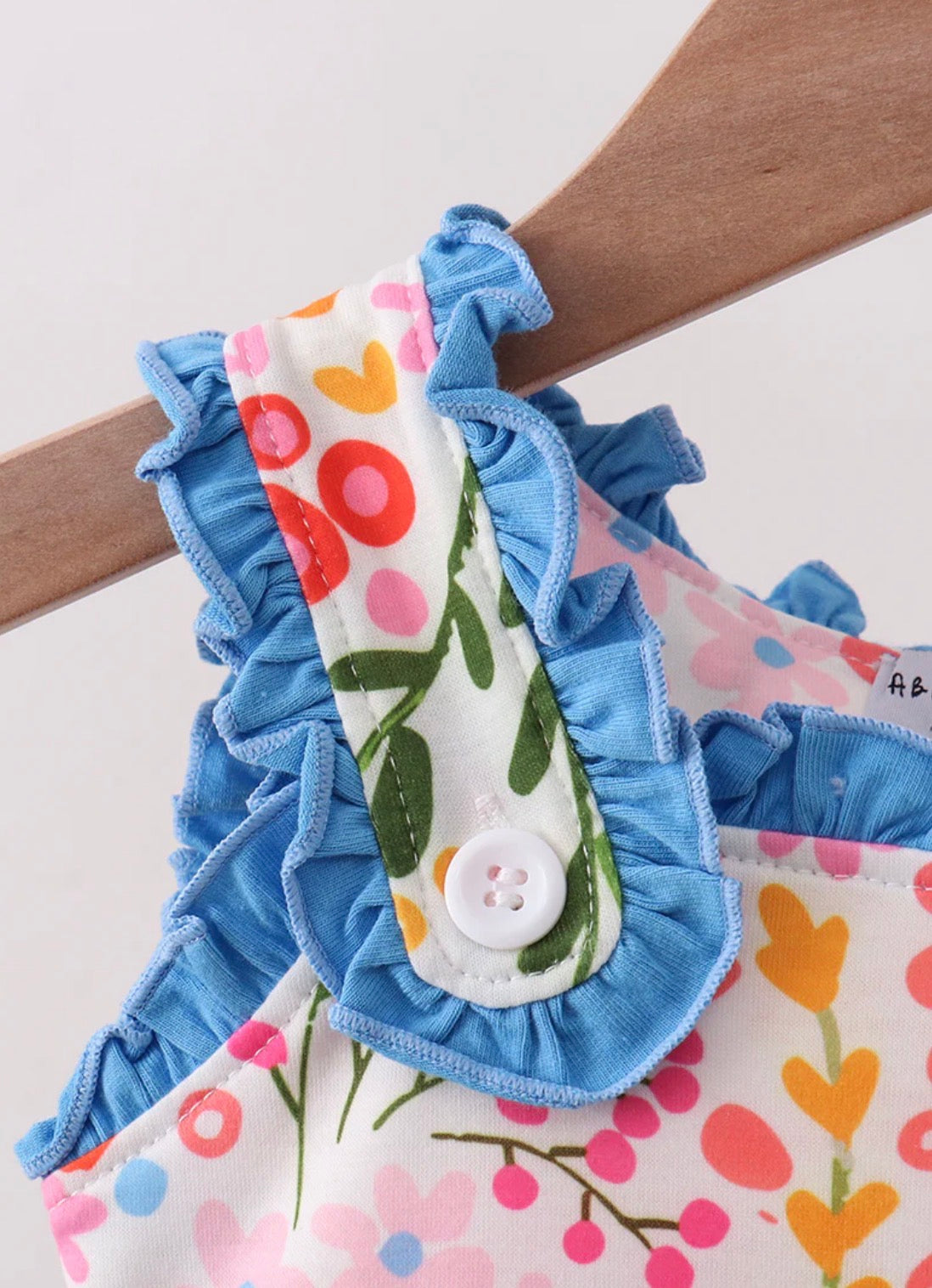 Summer Floral Ruffle Bubble