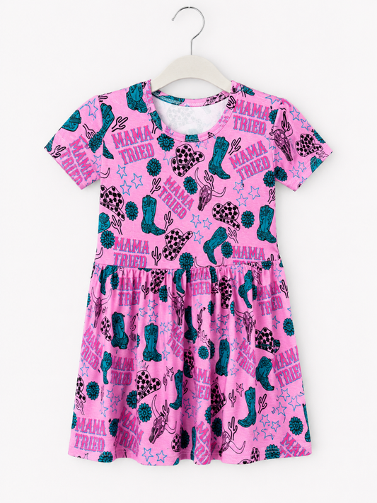 Mama Tried Bamboo Twirl Dress