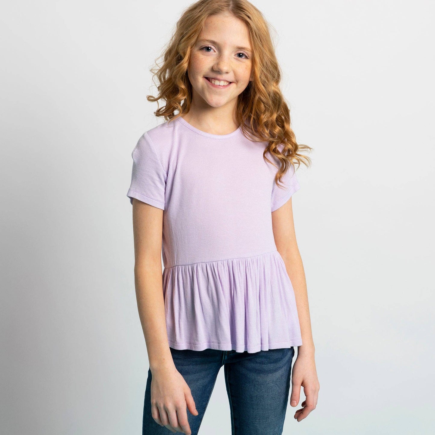 Ribbed Coco Top: Orchid Bloom