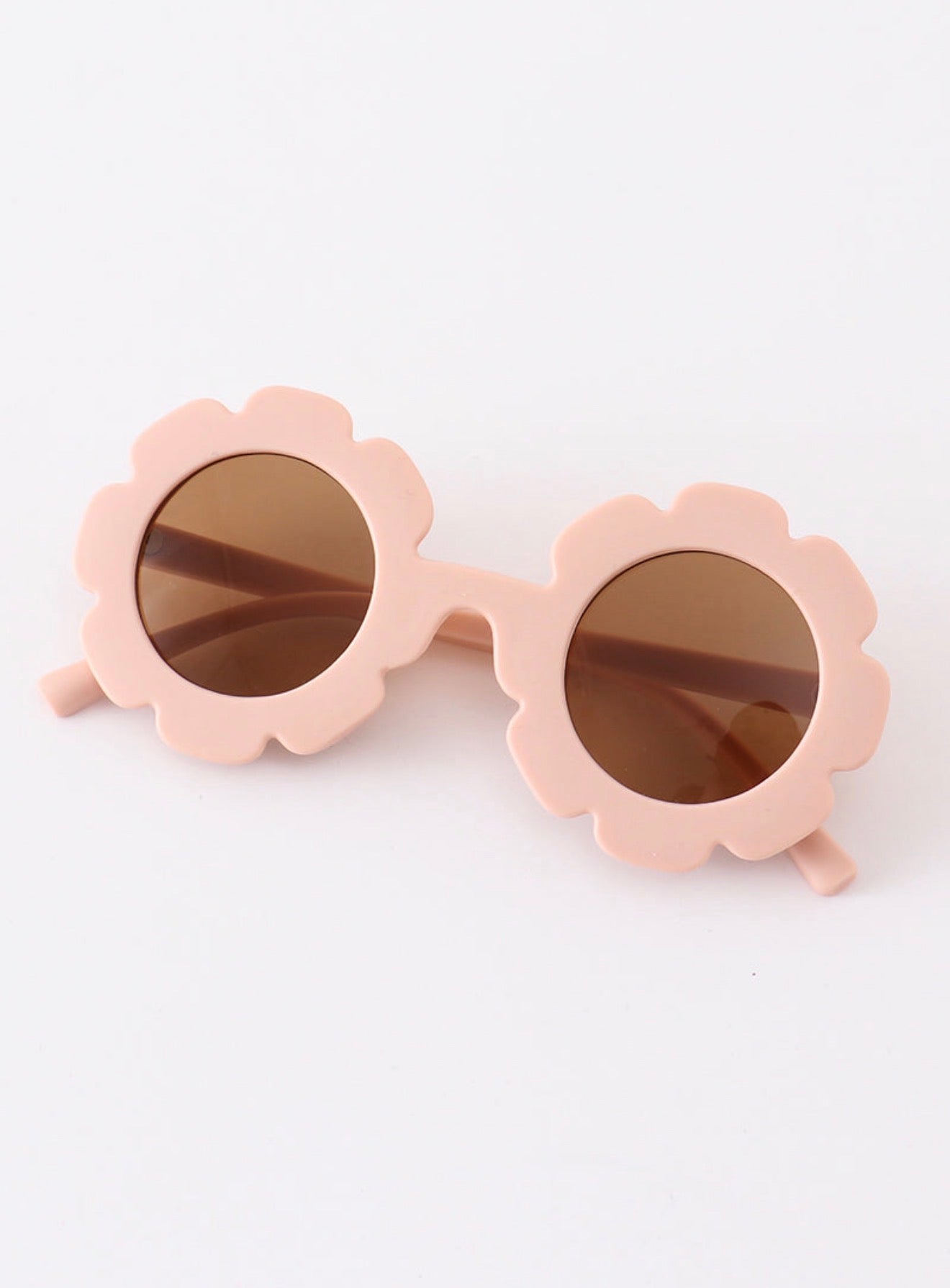 Retro Round Flower Sunglasses