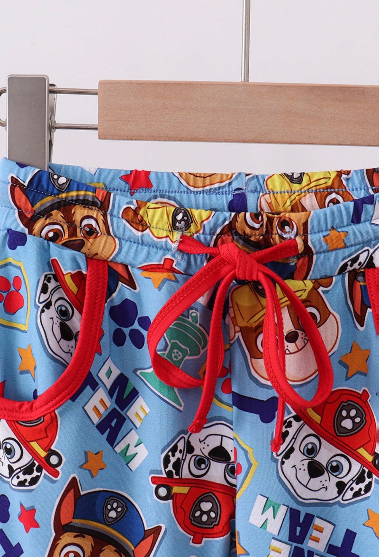 Dog Character Blue Bamboo Pants