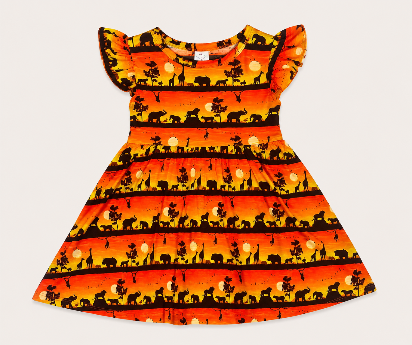 Safari Sunset Twirl Dress