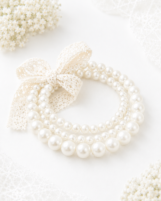 Pearl Double Layered Bracelet