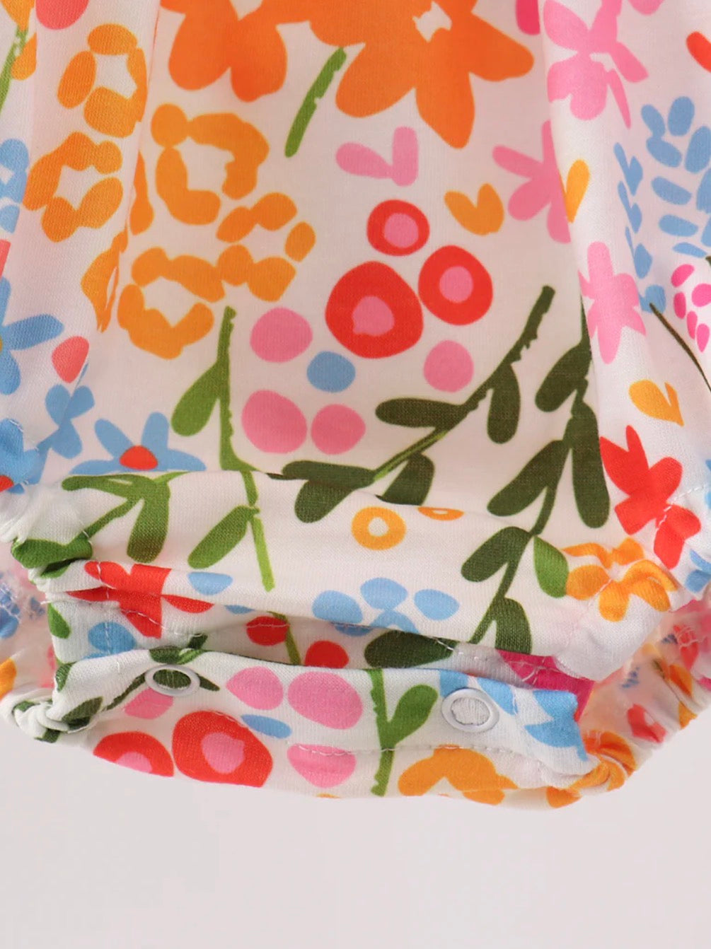 Summer Floral Ruffle Bubble