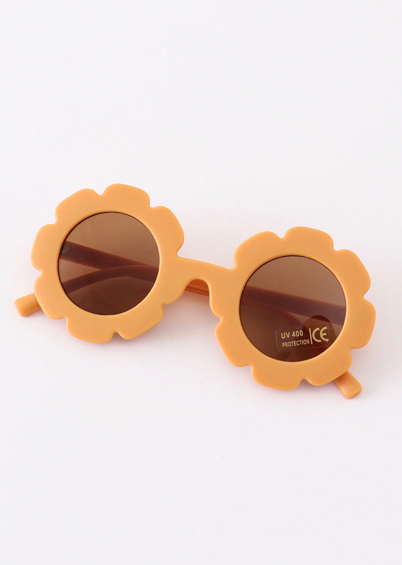 Retro Round Flower Sunglasses