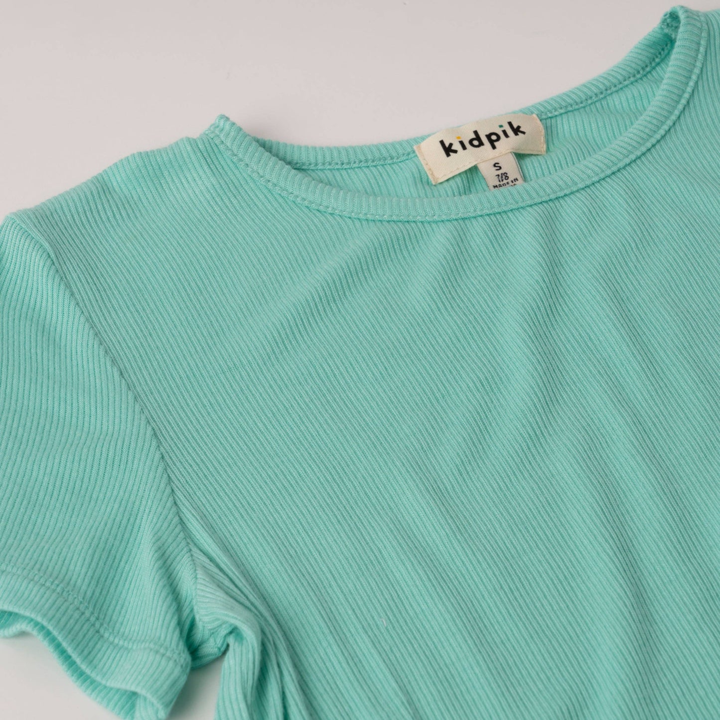 Ribbed Coco Top: Jadite
