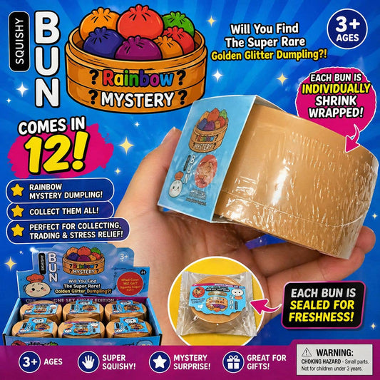 Glitter Edition Dumpling Squishy – Viral Mystery Dumplings