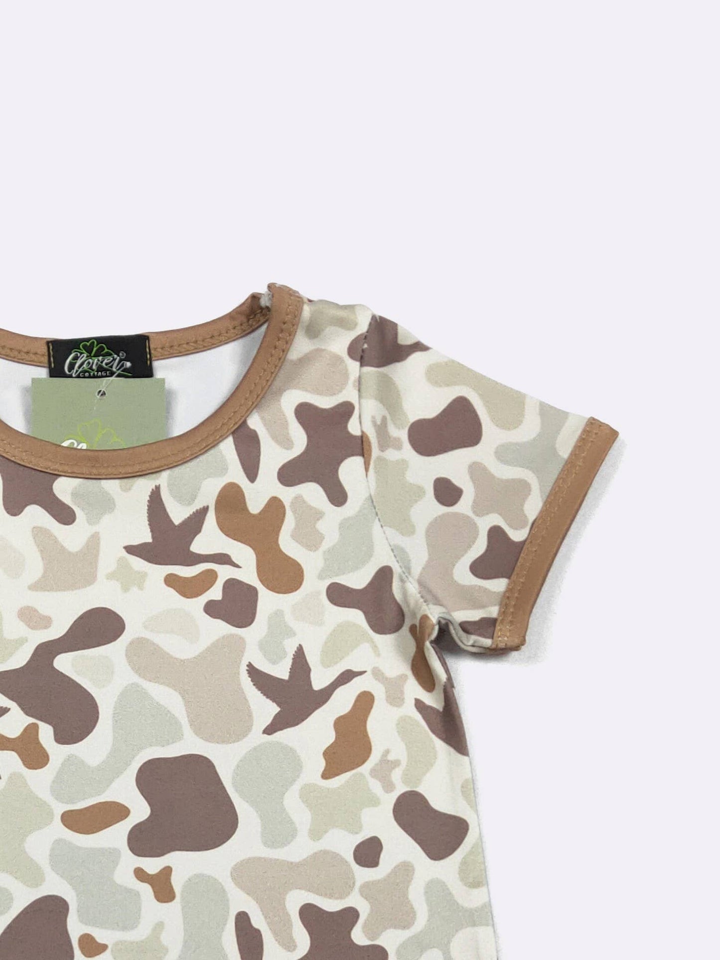 Muted Camo Boy Romper