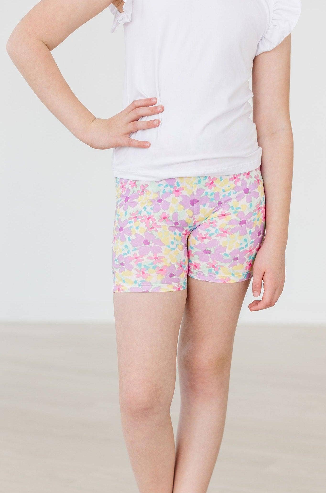 Twirl Shorts: Summer Watercolor