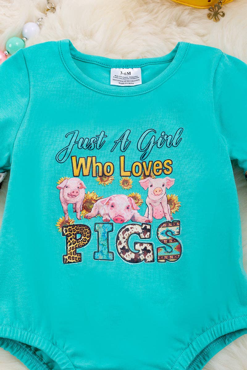 Just A Girl Who Loves Pigs Infant Bodysuit