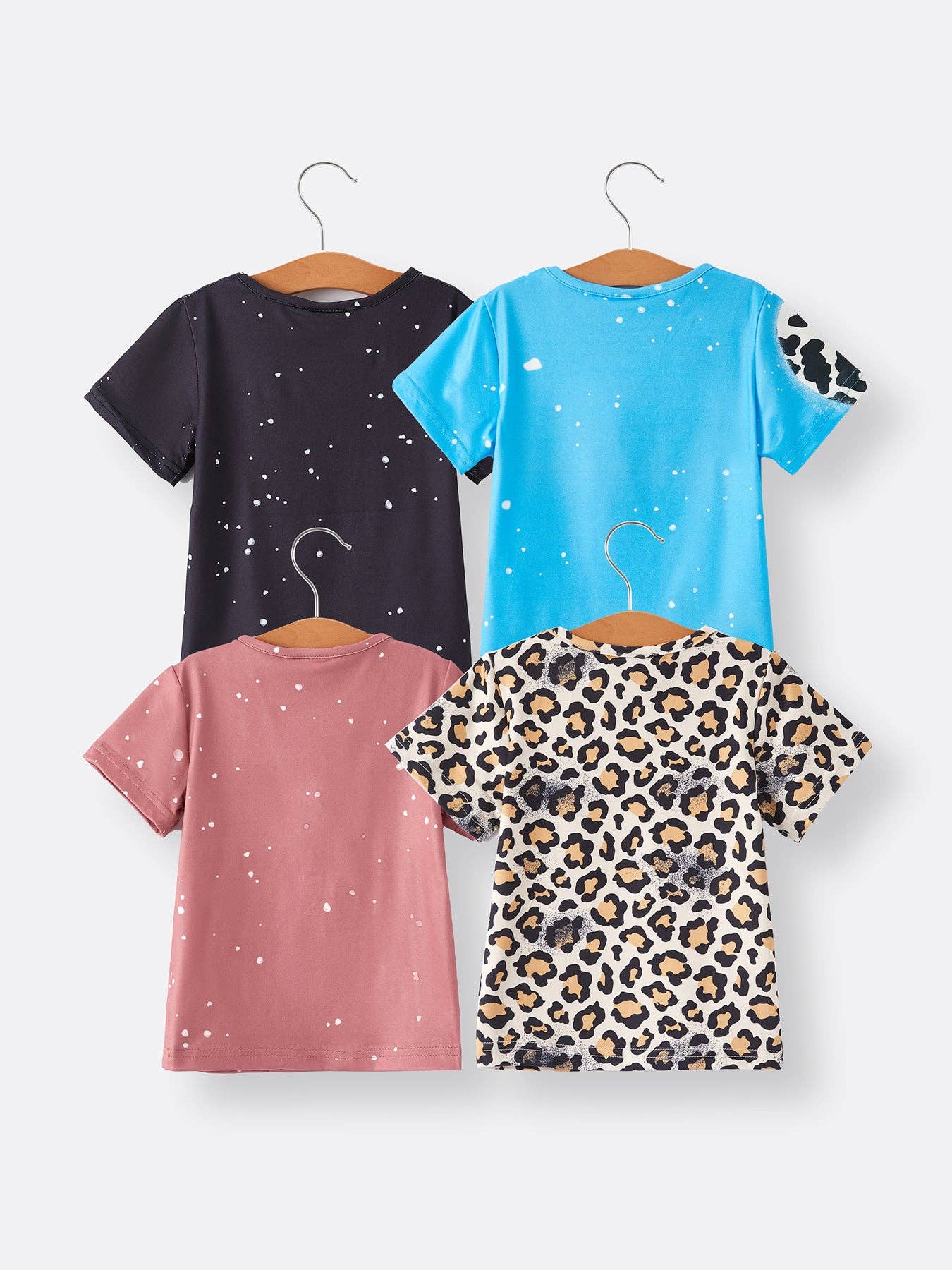 Girl Bleached Short Sleeve T-shirt Top