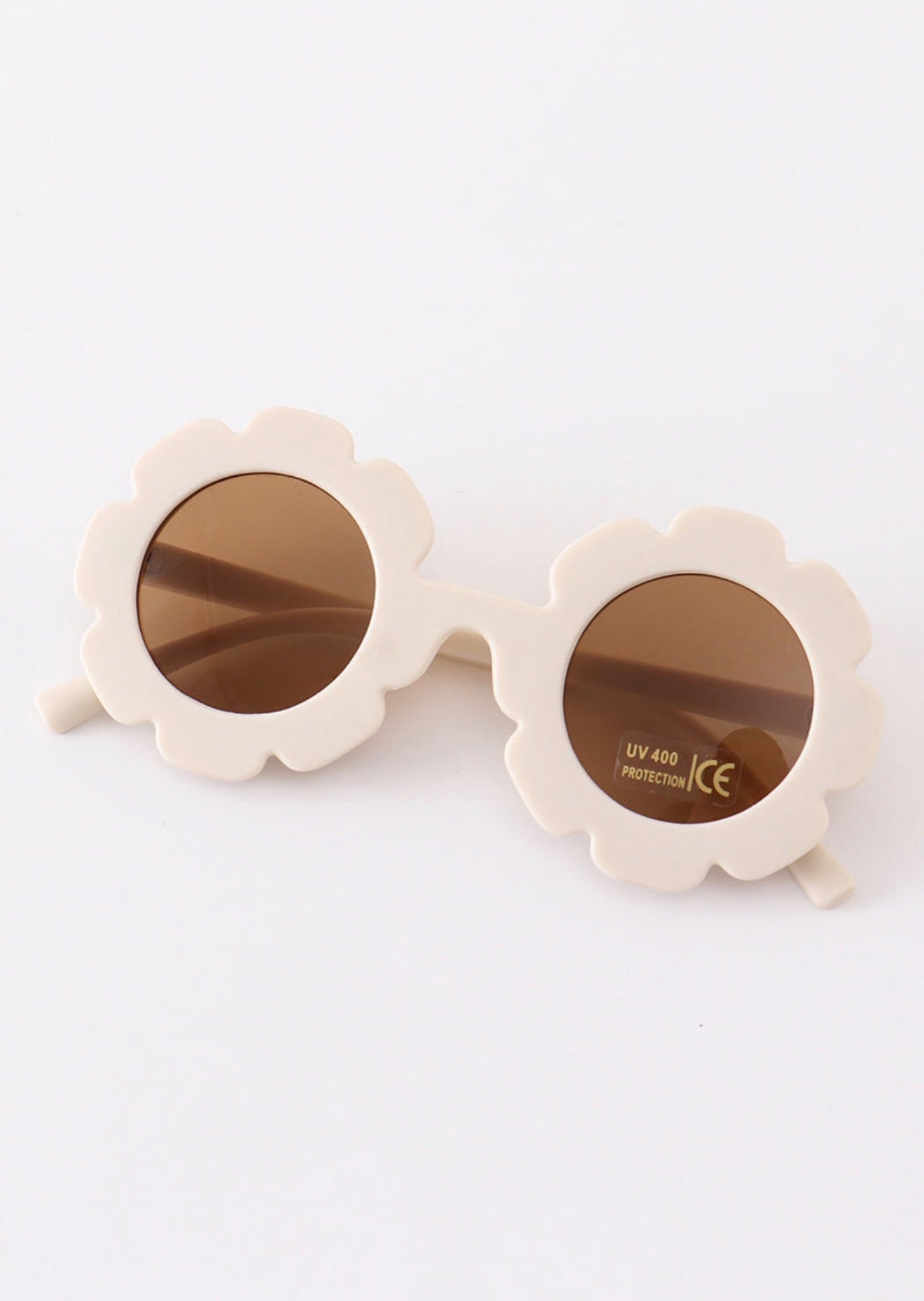 Retro Round Flower Sunglasses