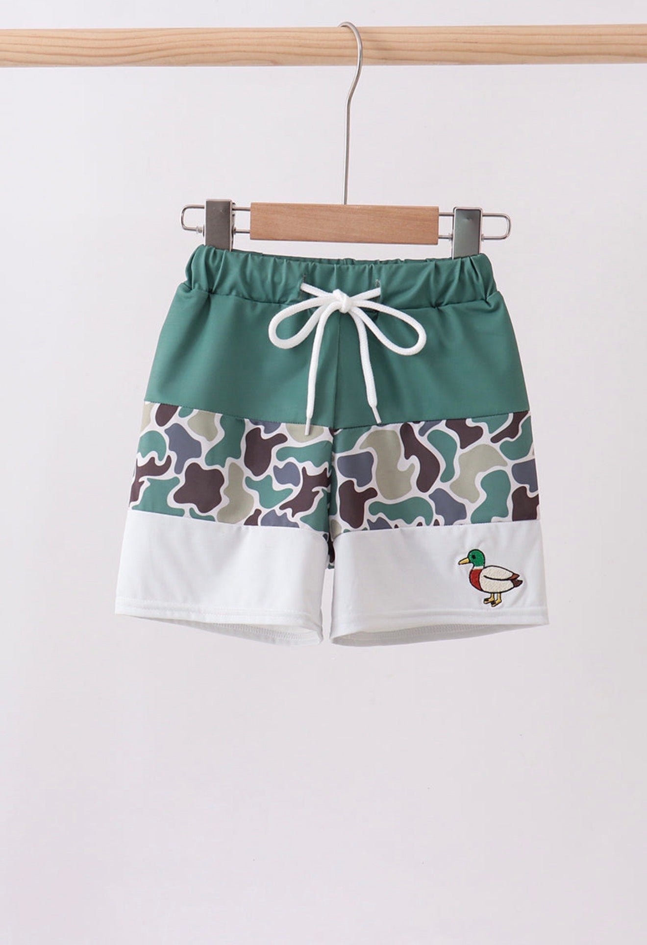 Camo Duck Swim Trunks