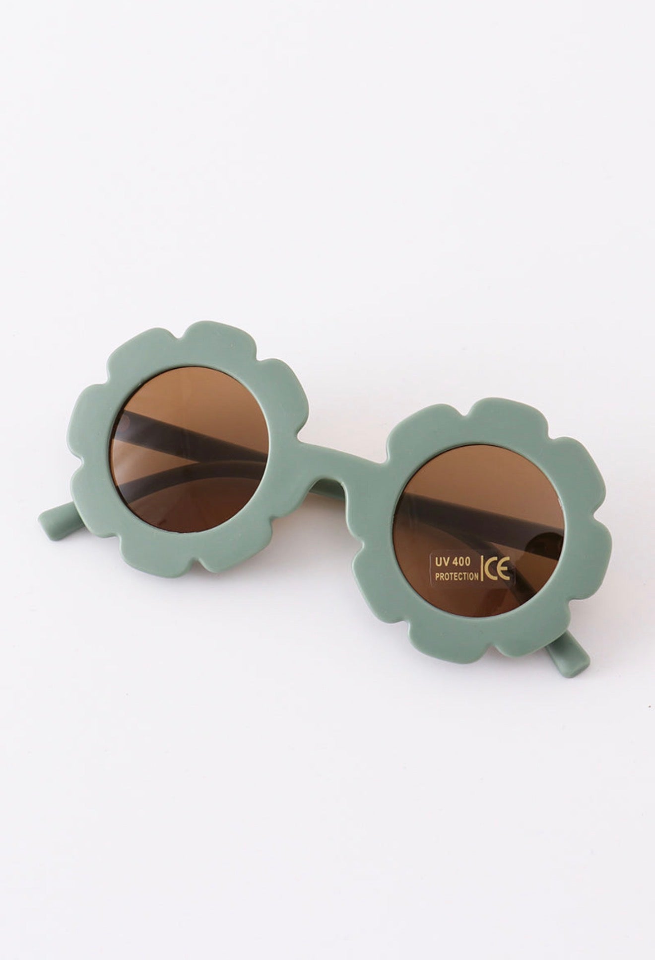 Retro Round Flower Sunglasses