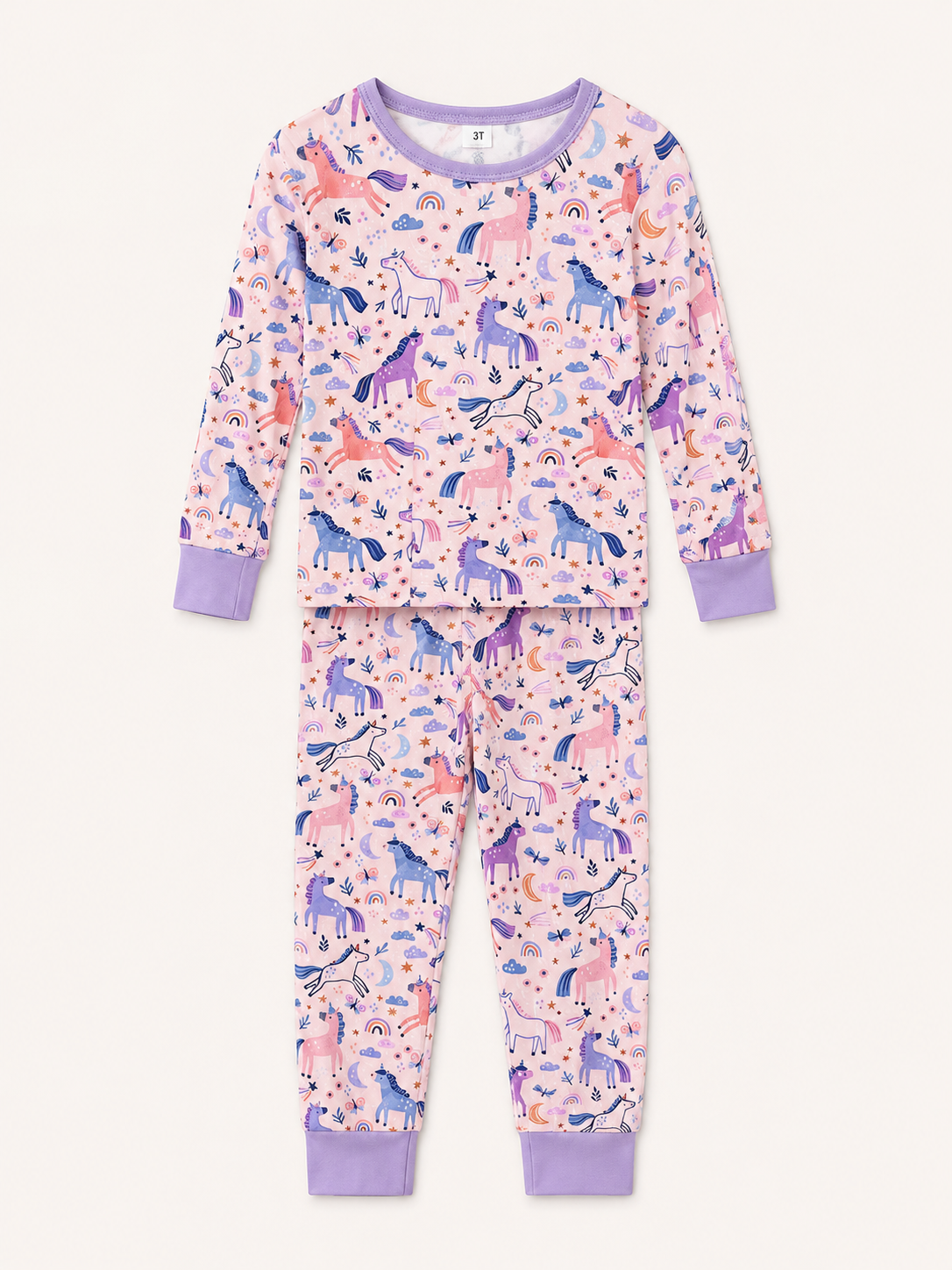 Unicorn Party 2 piece Pajama Set