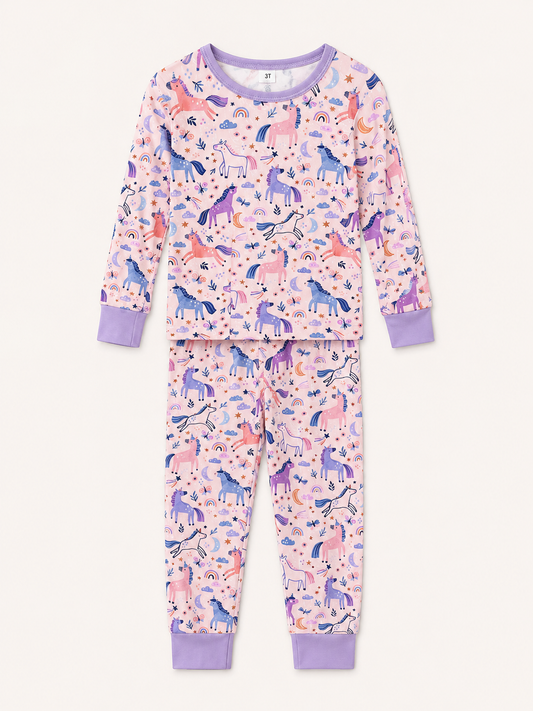 Unicorn Party 2 piece Pajama Set