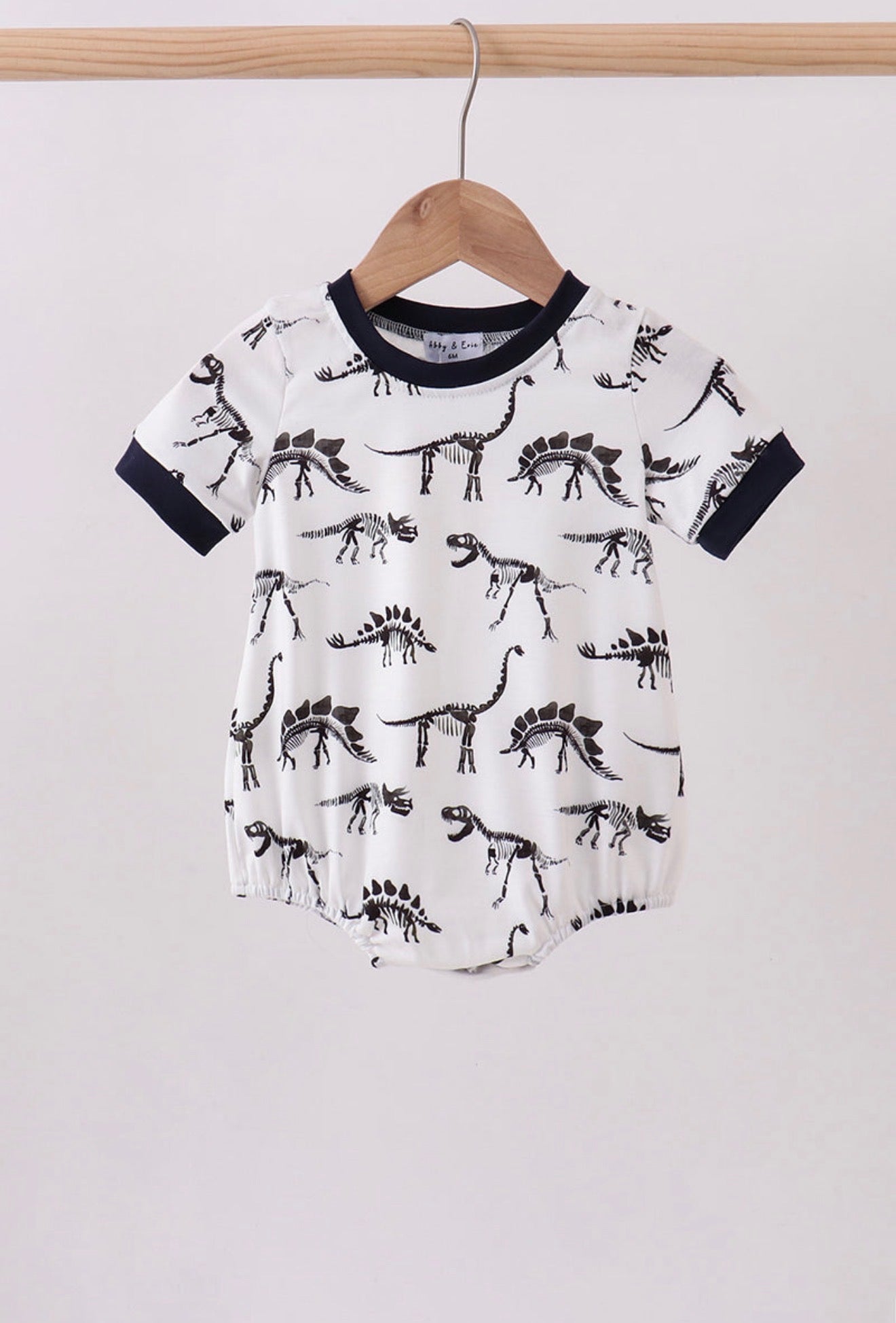 Navy Dinosaur Print Bubble
