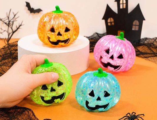 Glitter Pumpkin Squishies