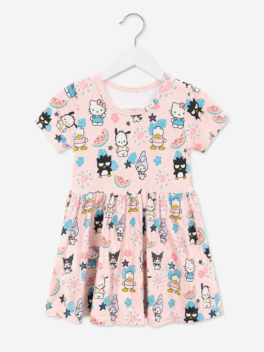 Kitty & Friends Bamboo Twirl Dress