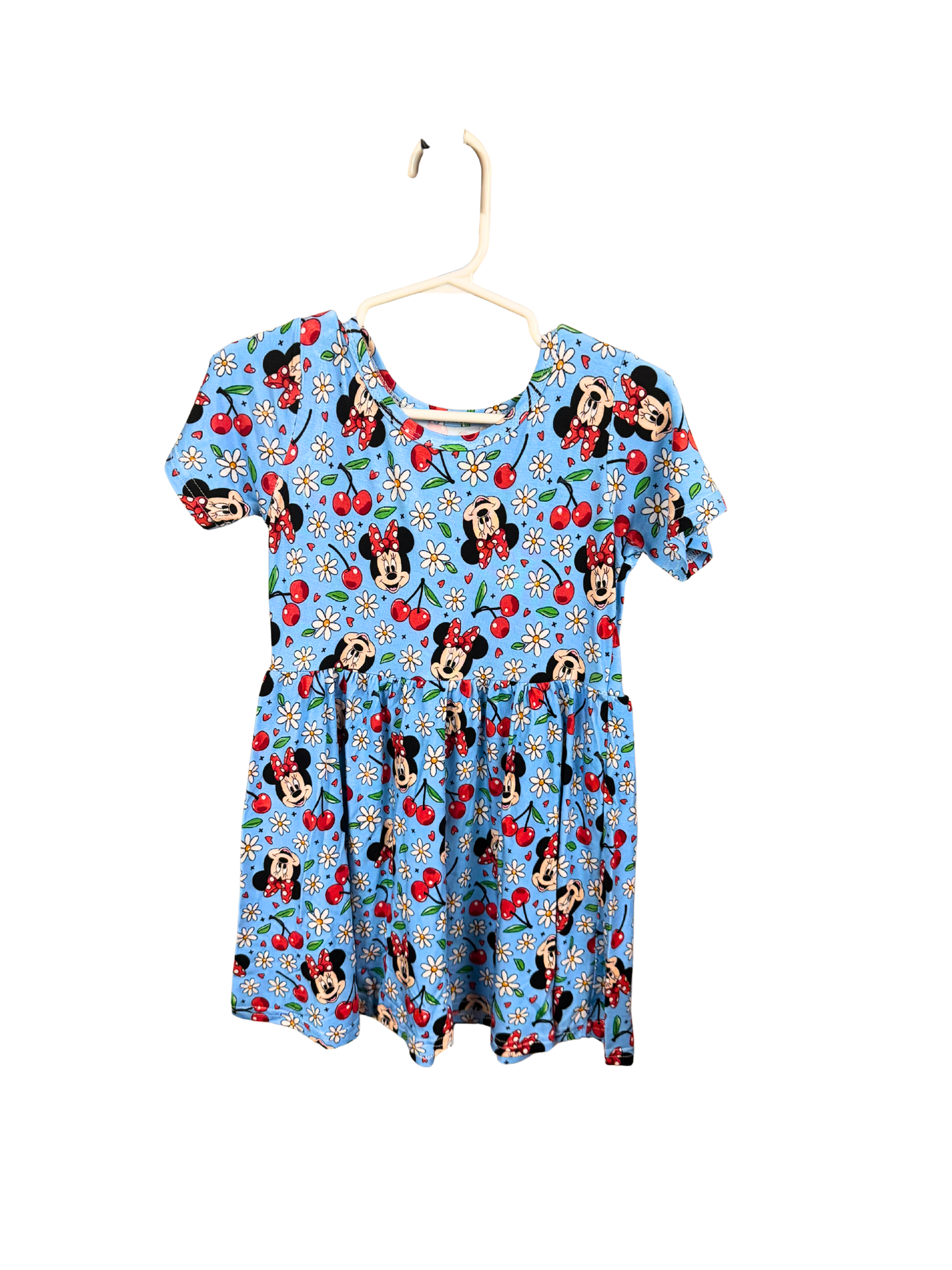 Cherry Blossom Mouse Bamboo Twirl Dress