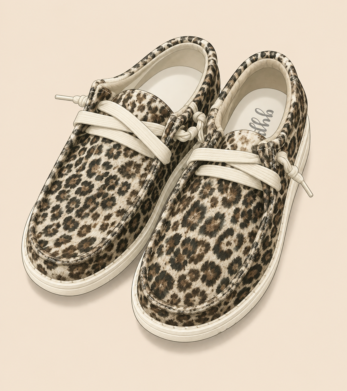 Leopard Boat Shoes