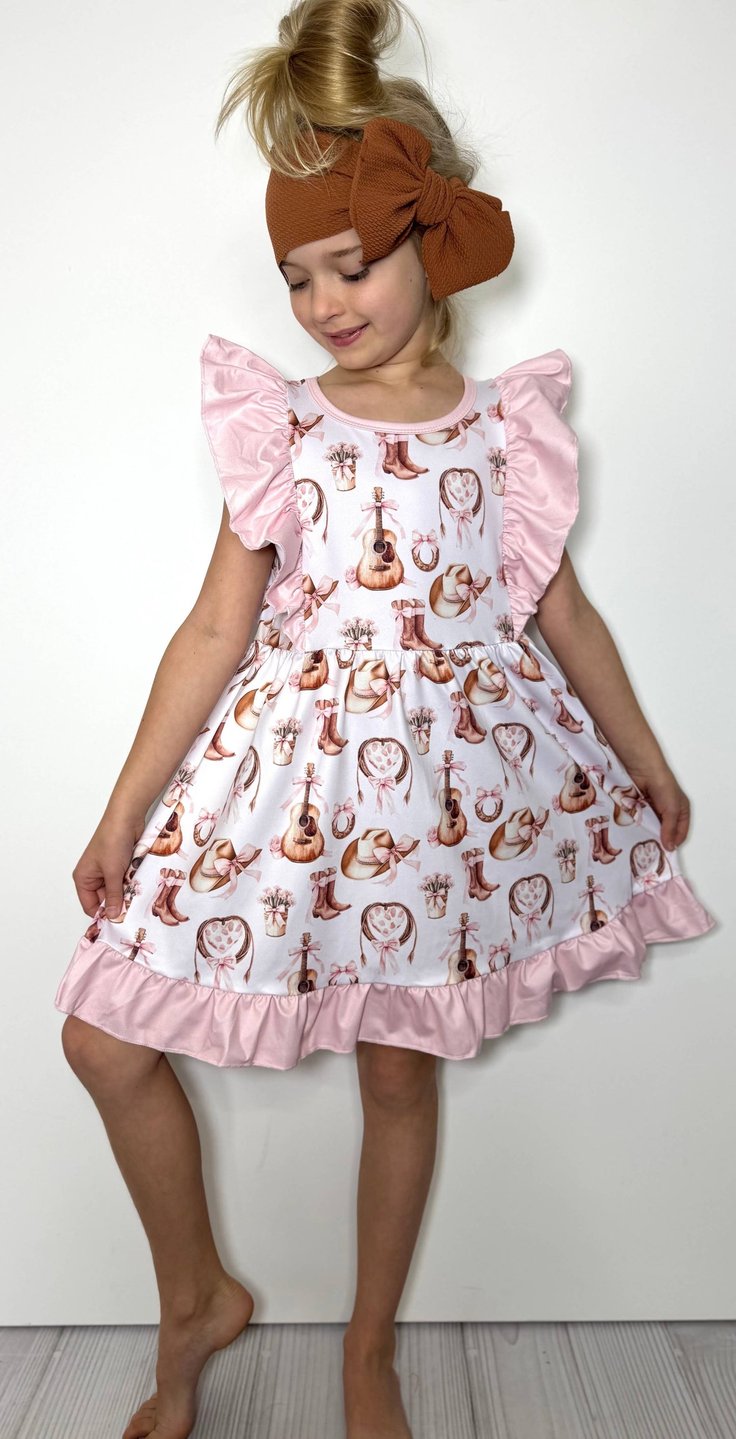 Wildrose Cowgirl Girls Dress