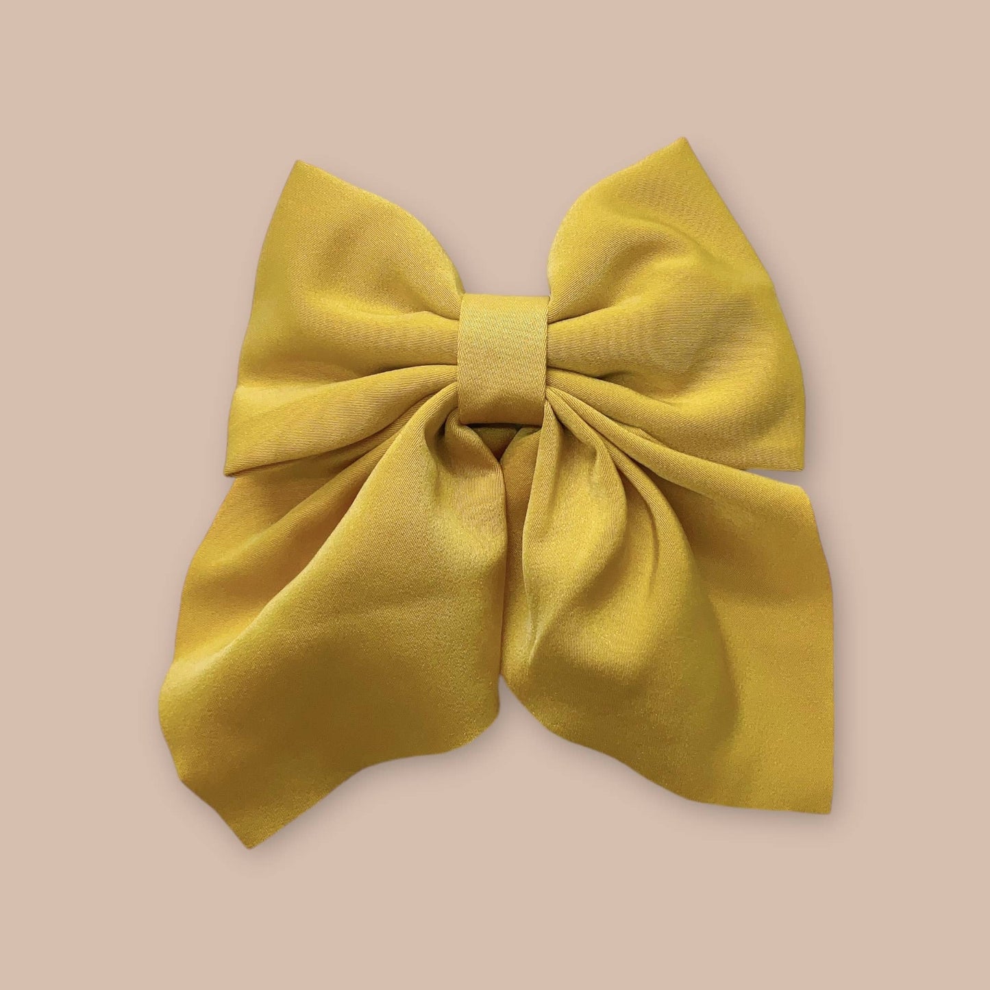 4.5" X 5.5" Coquette Bow: MUSTARD