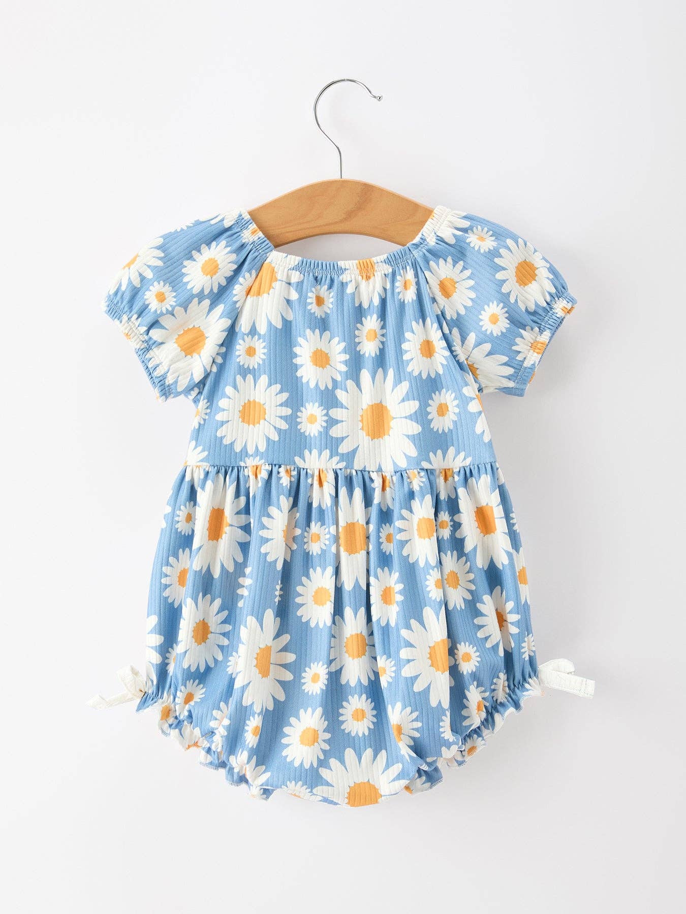 Daisy Print Girls Romper