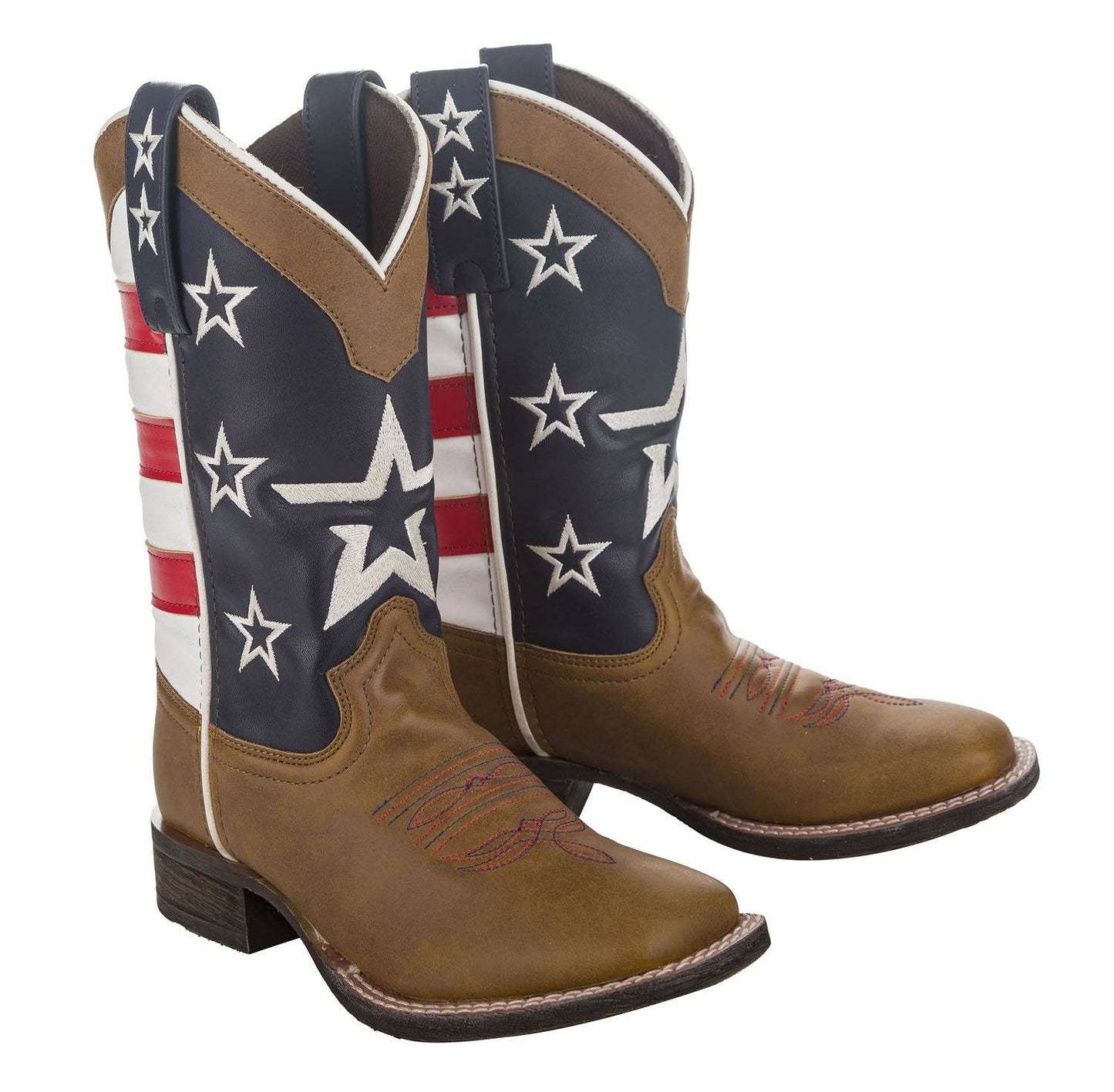 TuffRider Youth American Cowboy Western Boot: Brown