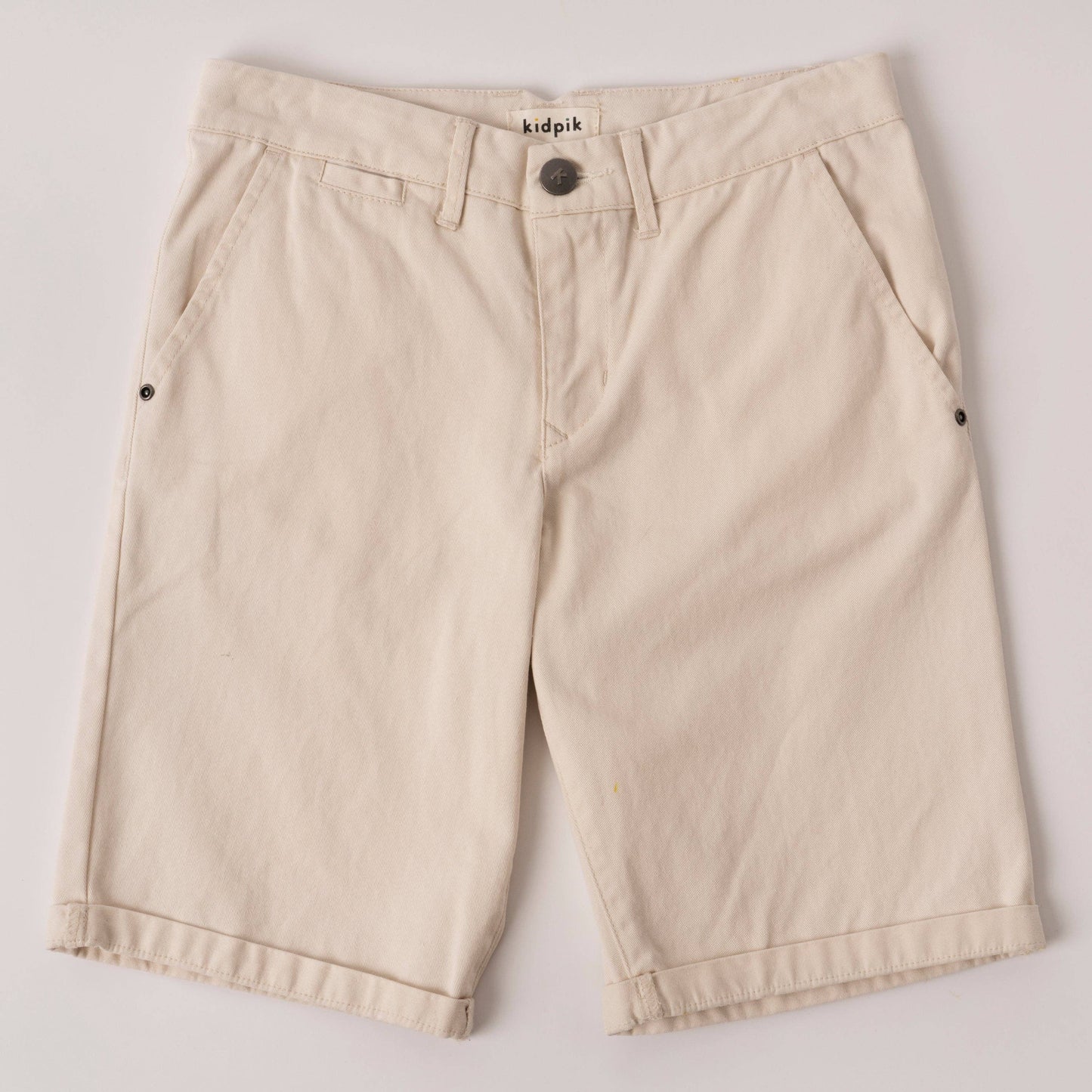 Chino Short: Silver Birch