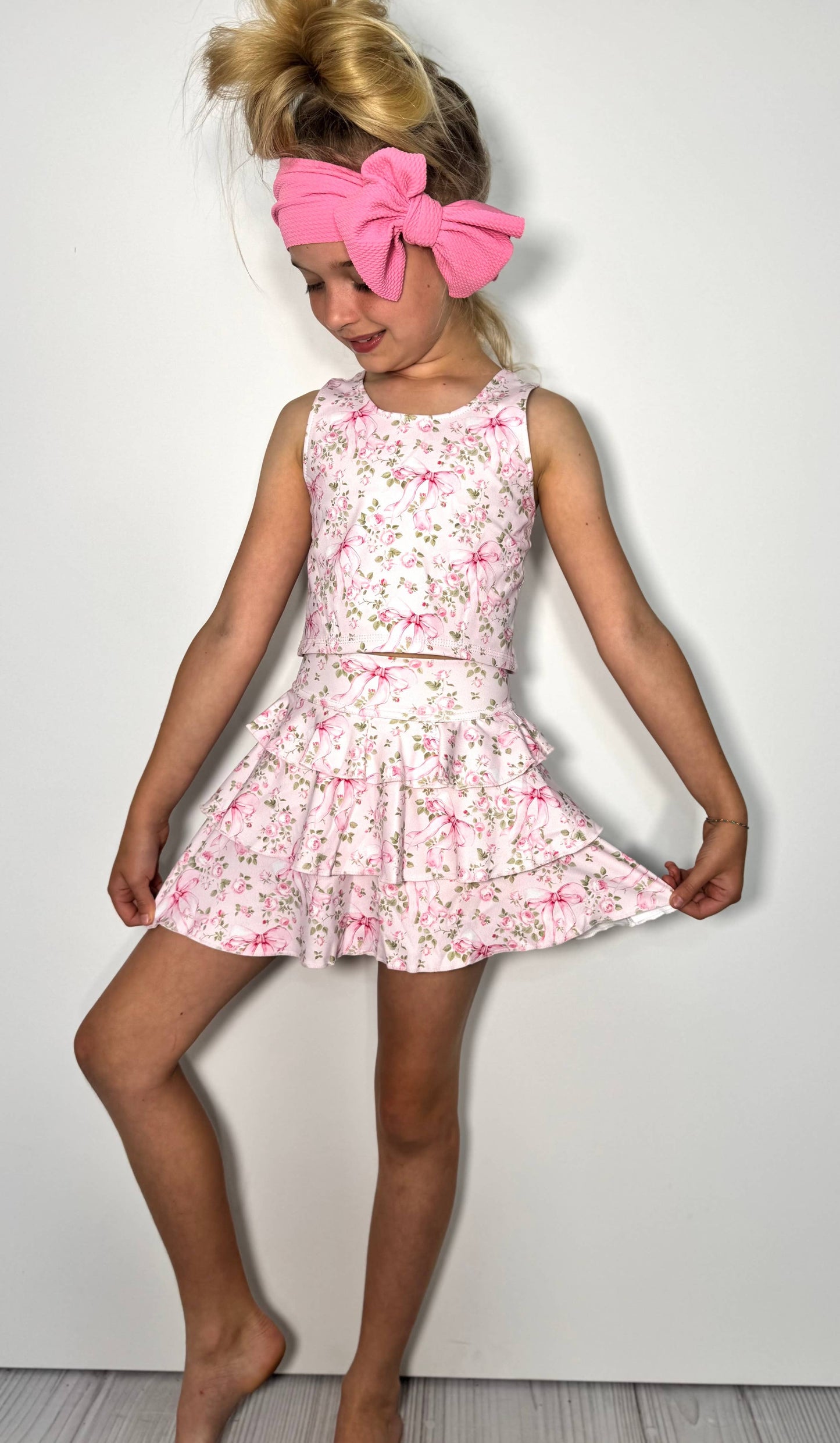 Wild Rose Girls Skort Set