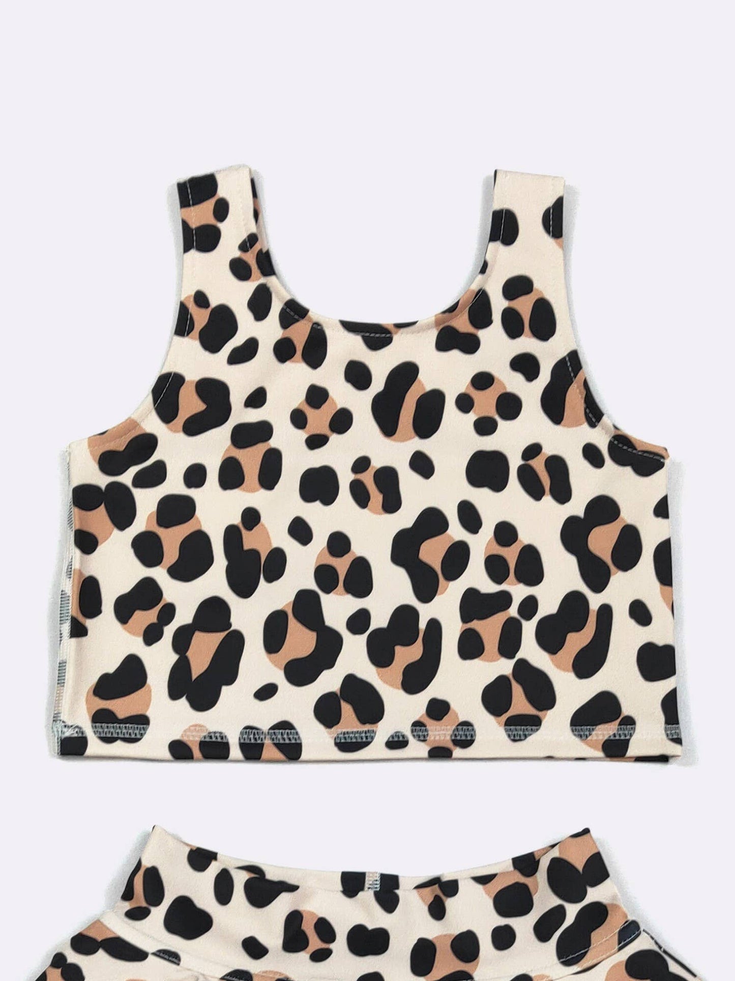 Leopard Girls Skort Set