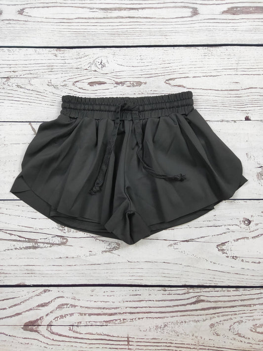 Girls Butterfly Shorts: Black