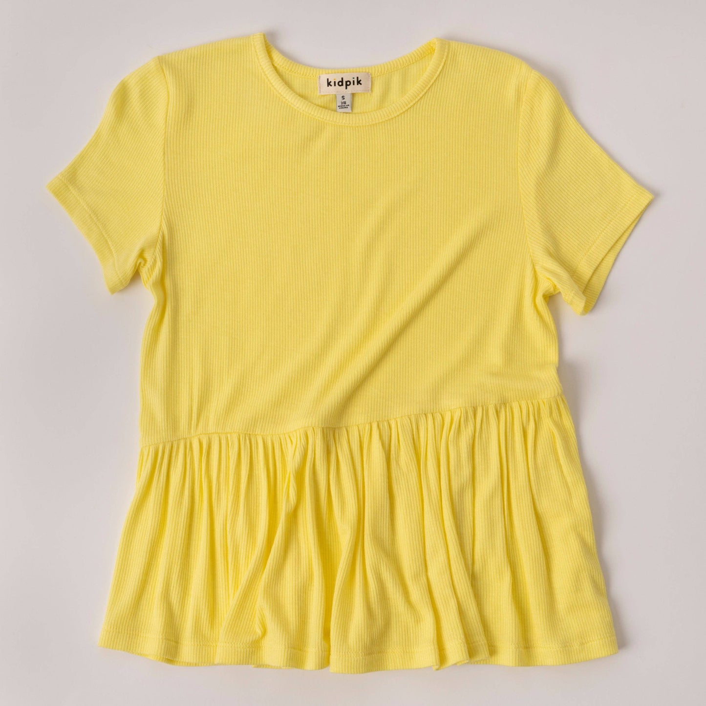 Ribbed Coco Top: Limelight
