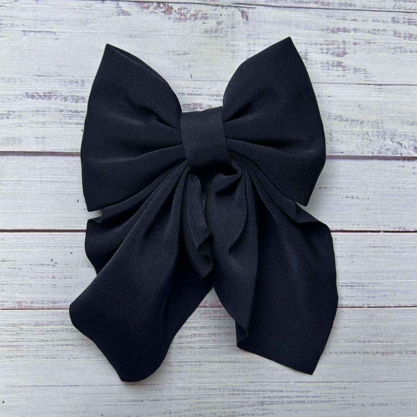4.5" X 5.5" Coquette Bow: NAVY BLUE