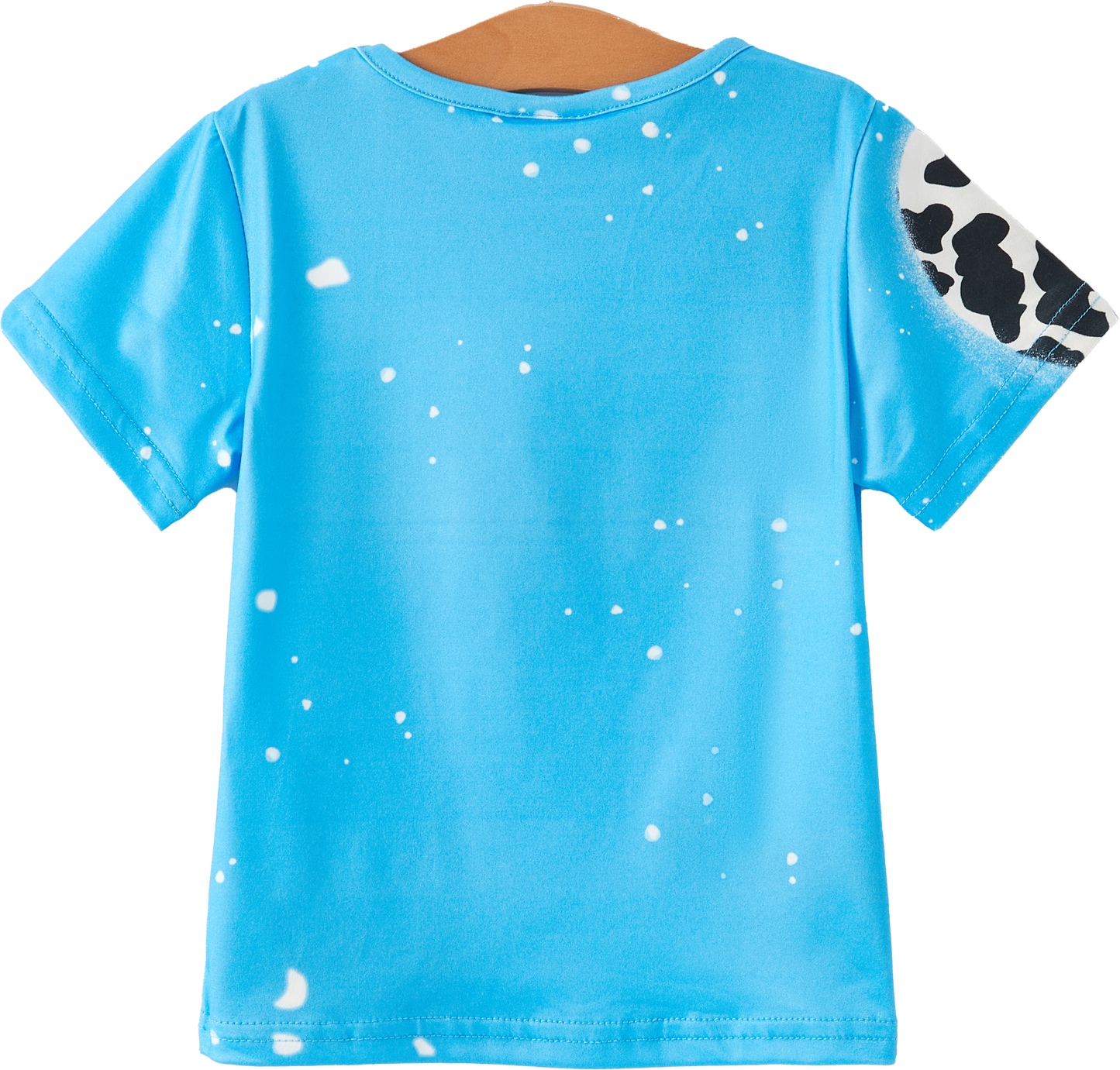 Girl Bleached Short Sleeve T-shirt Top