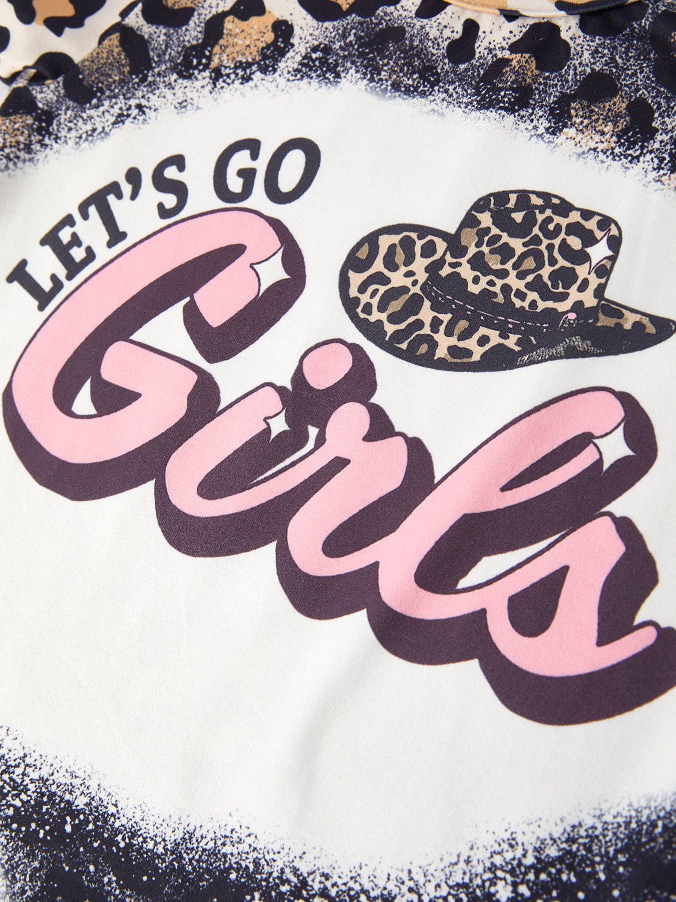 Girl Bleached Short Sleeve T-shirt Top